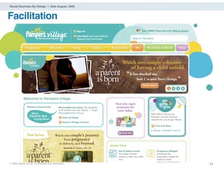 Social Business By Design | Date August, 2009



Facilitation




® 2009 Dachis Group. Conﬁdential and Proprietary   11
 