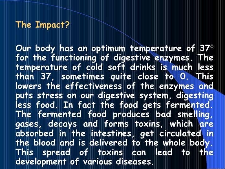 Soft Drinks The Effects of Coke and Pepsi