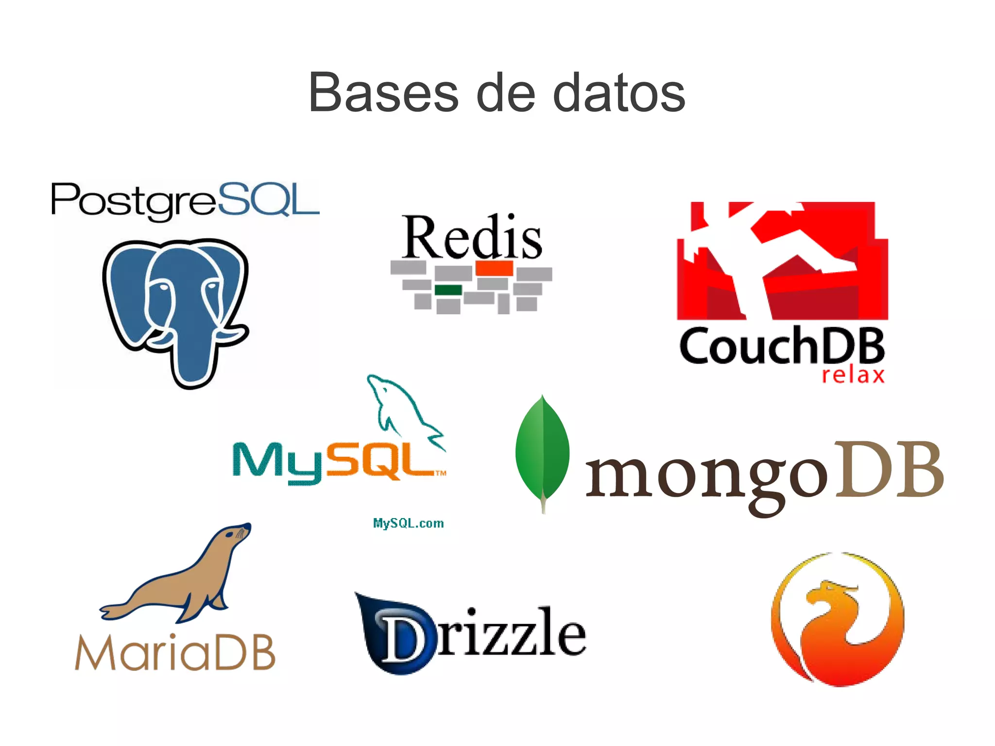 Bases de datos
 