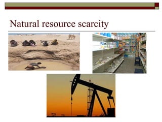 Natural resource scarcity 