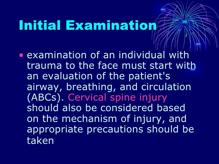 Soft Tissue Facial Injuries By Sa