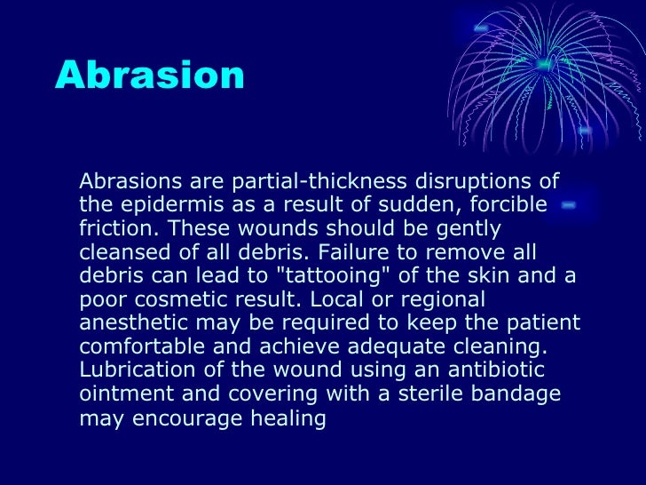 Soft Tissue Facial Injuries By Sa