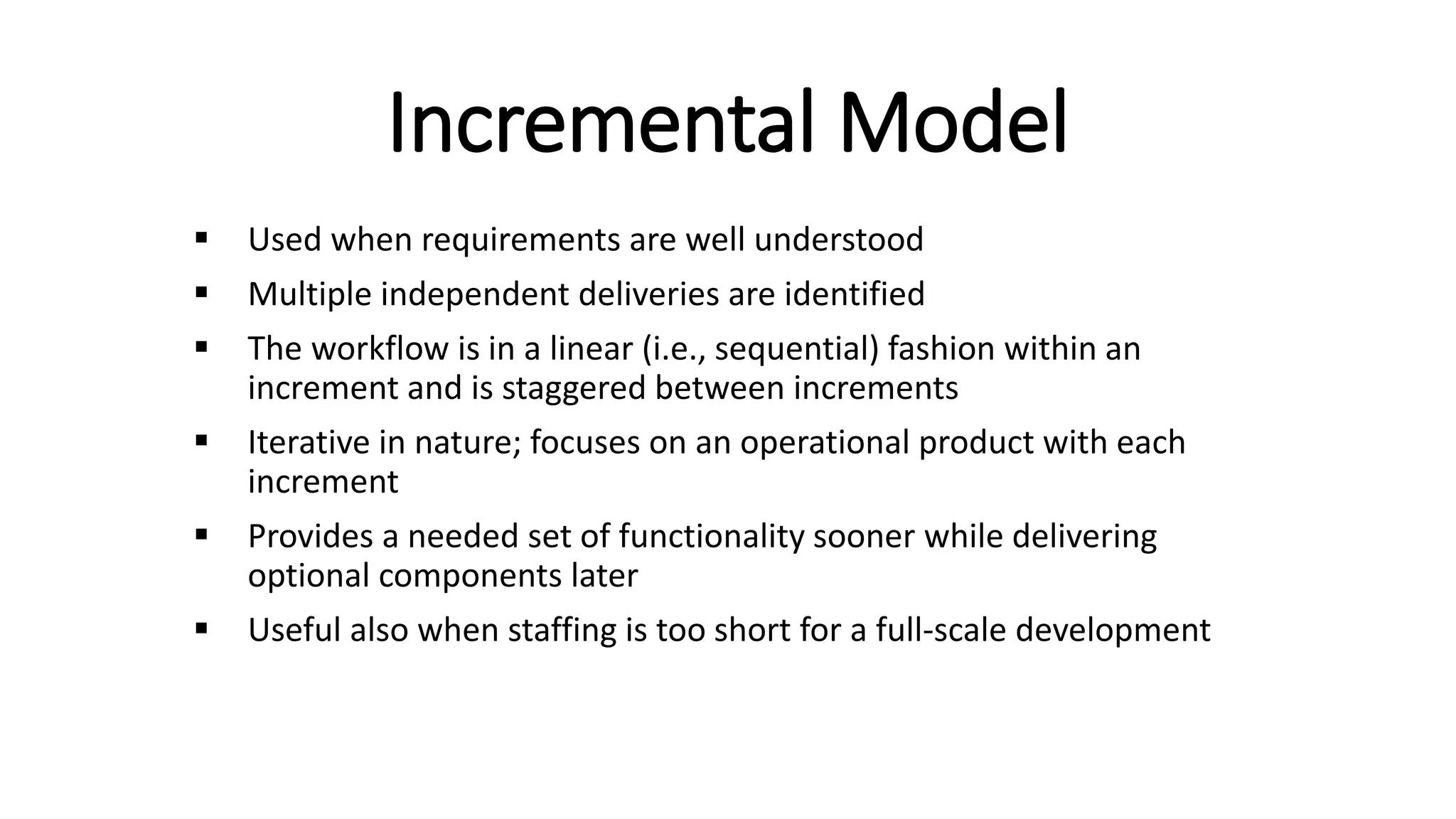 PRESCRIPTIVE PROCESS MODEL(SOFTWARE ENGINEERING)