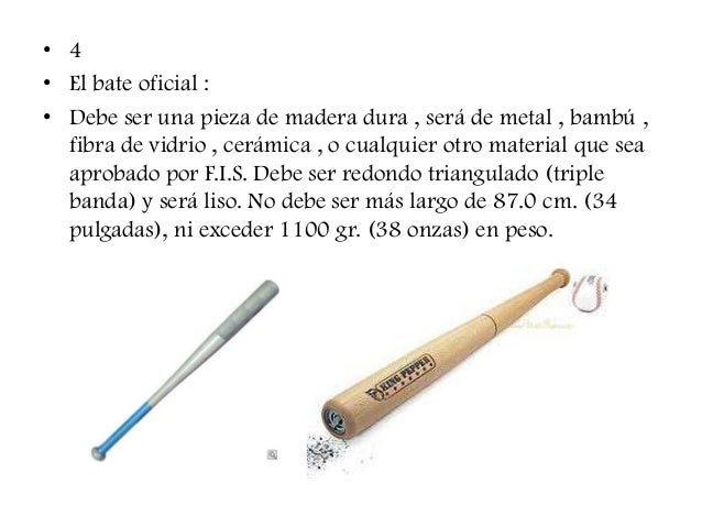 Cuanto Pesa Un Bate De Beisbol