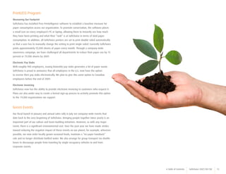 2008 Softchoice Corporate Sustainability Report | PDF