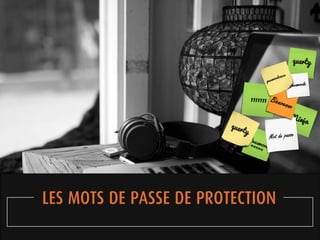 LES MOTS DE PASSE DE PROTECTION 
 
