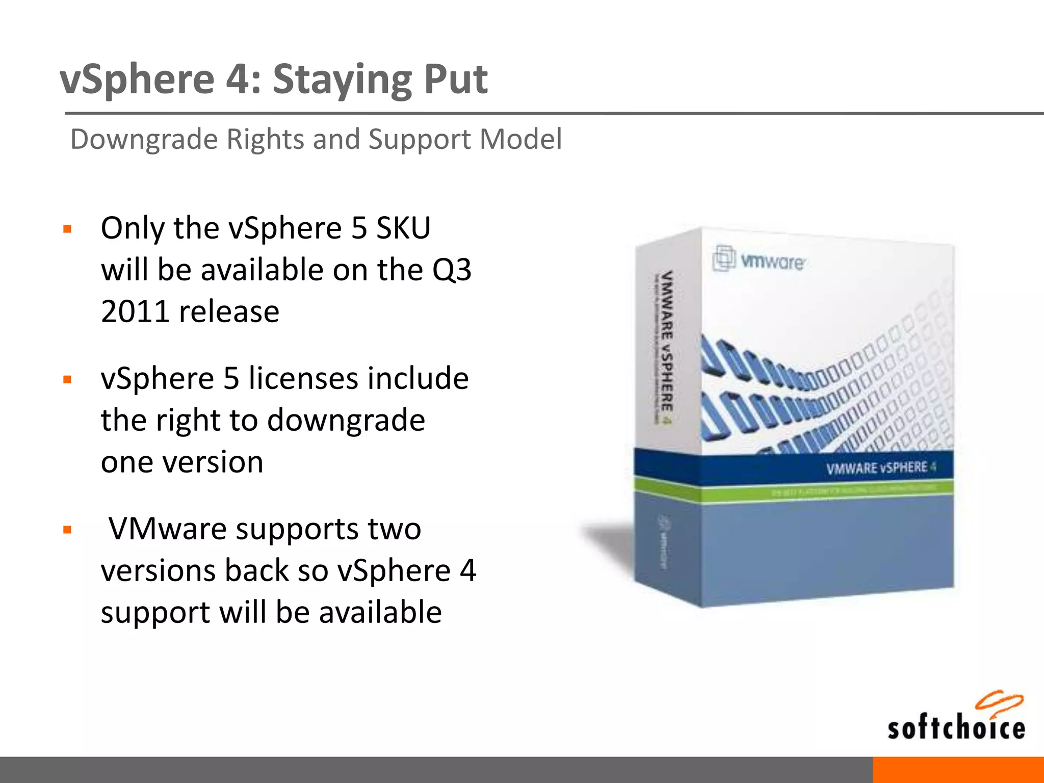 Understanding the Key Driver for Licensing ChangeMoore’s Law states the number of transistors will double every two yearsRAM moving forward will be a better indicator of the number of VMs running on a host Customers can now leverage advanced CPU capacity