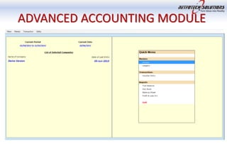 ADVANCED ACCOUNTING MODULE
 
