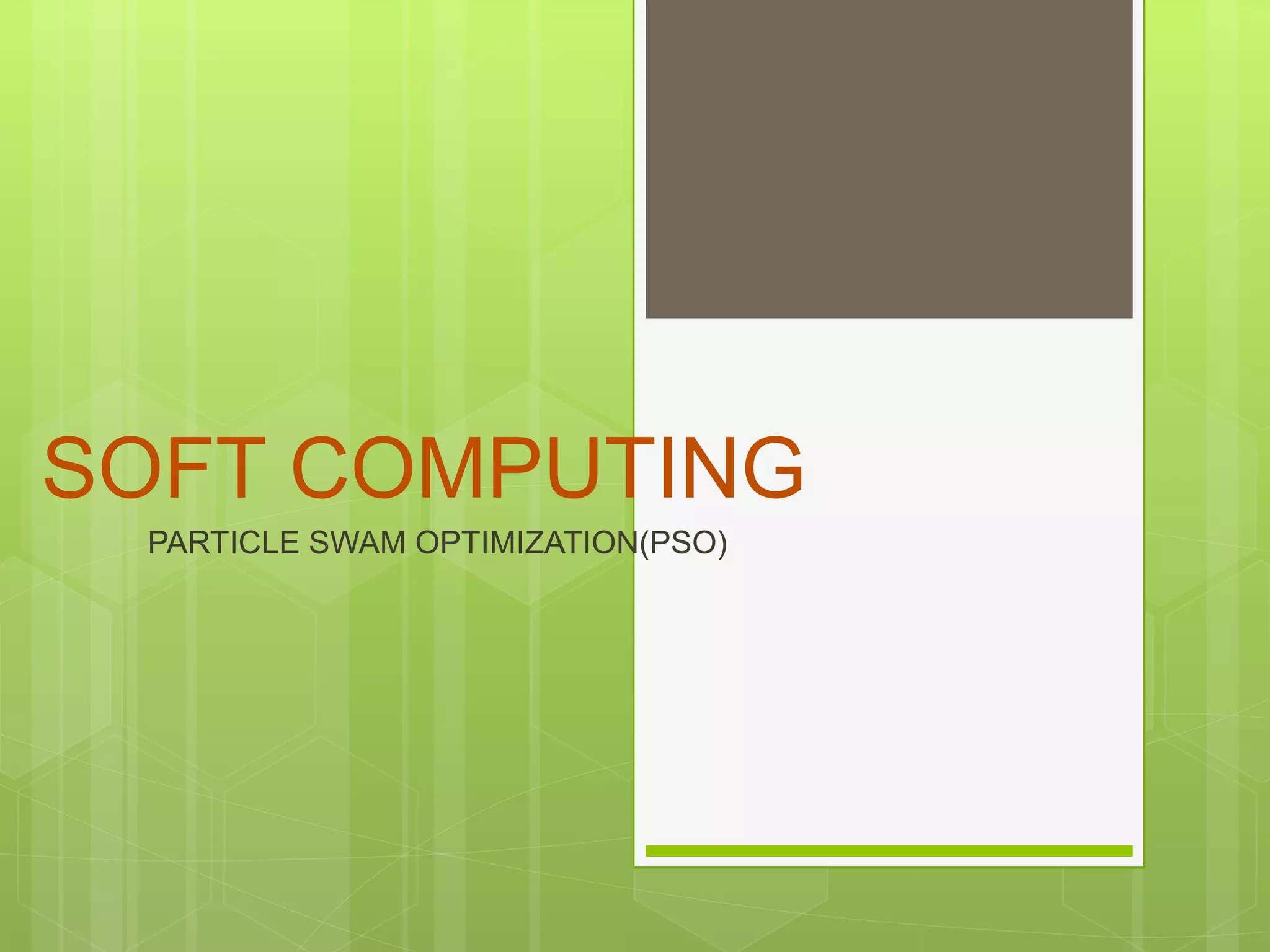 Soft computing | PPT