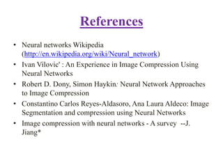 Image Compression Using Neural Network | PPTX