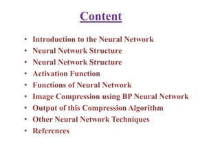 Image Compression Using Neural Network | PPTX