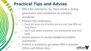 Softcon - Intelligent Automation: Helping the Future of Workforce | PPT