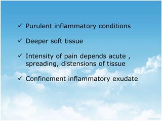 Follow inflammatory time frame