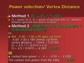 Soft Contact Lenses: Material, Fitting, and Evaluation | PDF
