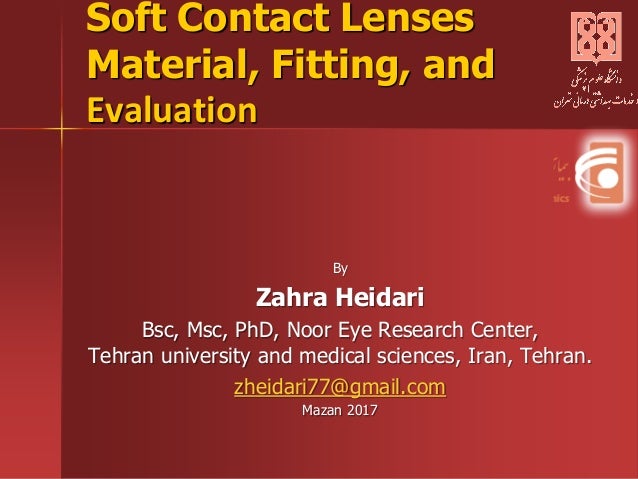 soft contact lenses material