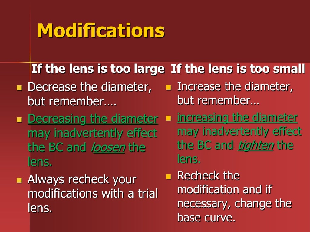 Soft Contact Lenses Material, Fitting, and Evaluation