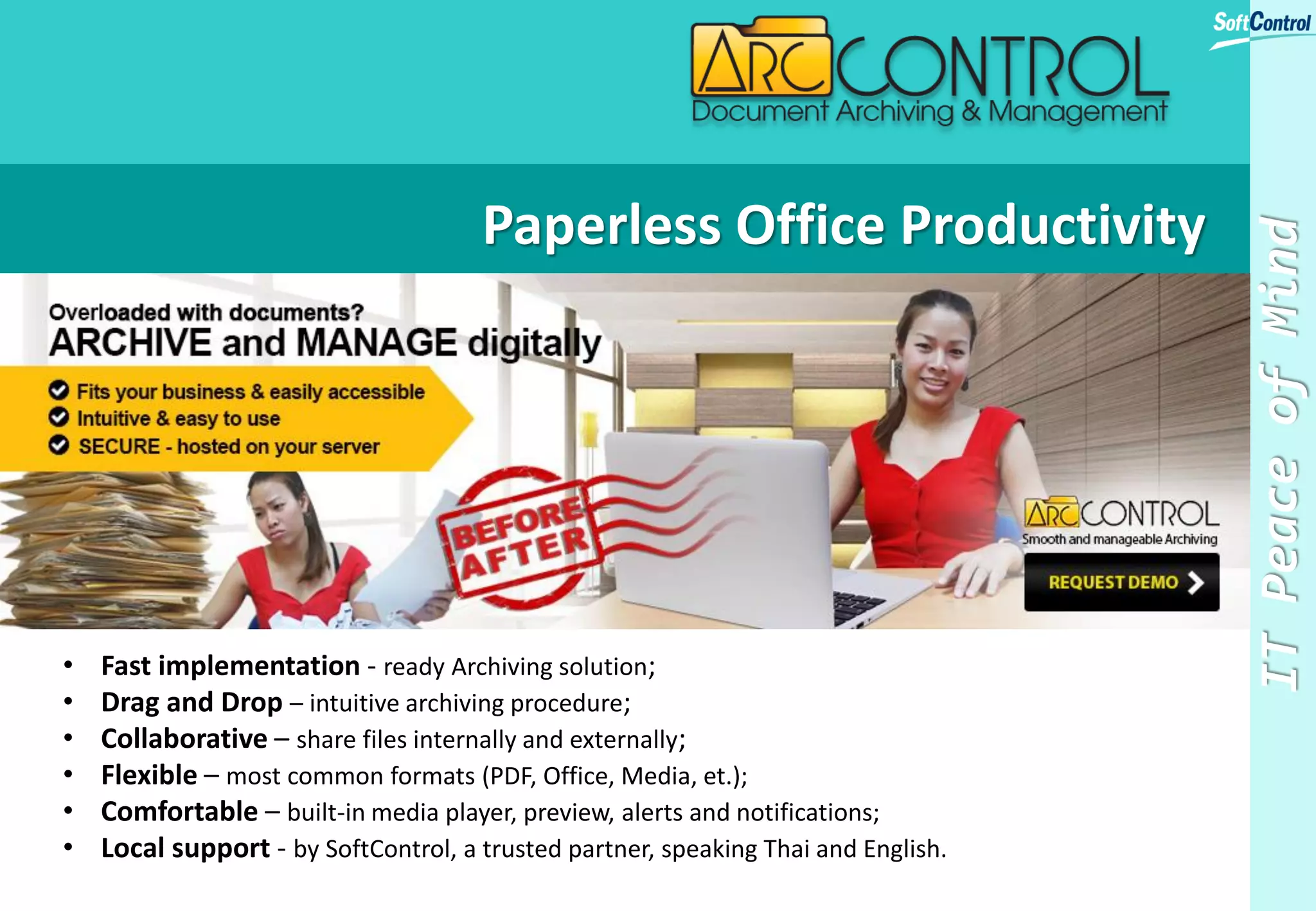 Why others use it?
IP Telephony Service
I’D LOVE TO HAVE THE NEWEST
communication features for the
Company. It would help us to get on
equal footing with some of our
largest competitors. But it’s always
a budget buster bringing in the
latest technologies.
Lower Total Cost of Ownership
 