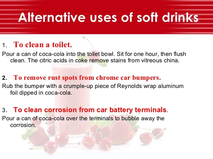 Soft drinks are poison drinks