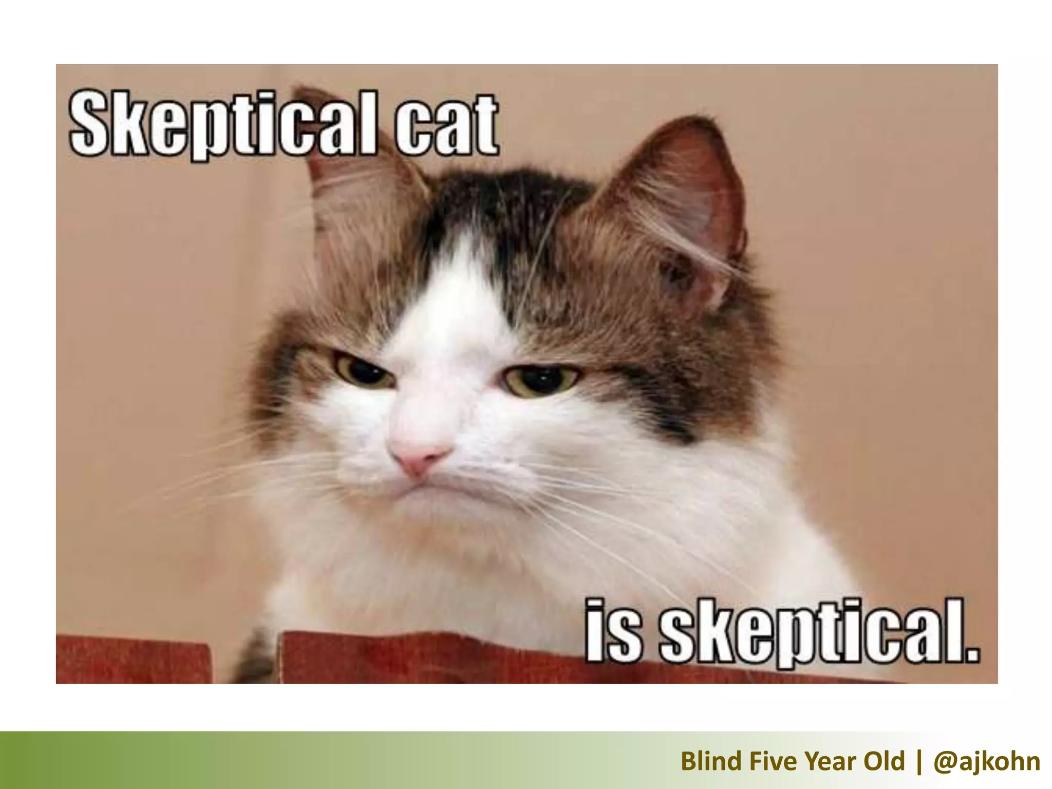 Blind Five Year Old | @ajkohn
 