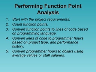 Software Project Cost Estimation | PPT