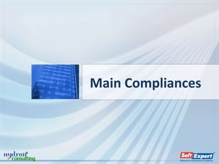 Main Compliances
 