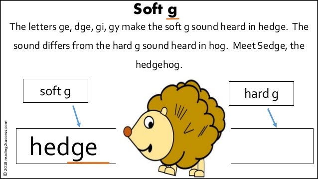 Soft g sound