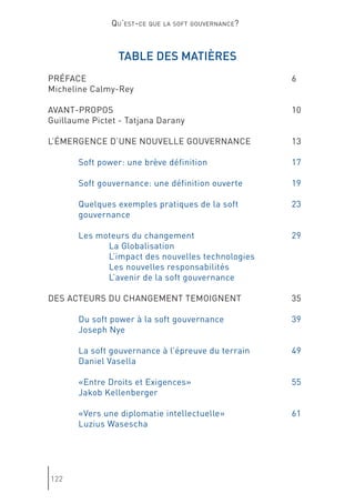 Soft Gouvernance