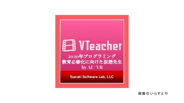 Vteacher 年プログラミング教育必修化に向けた仮想先生 By Ai Vr