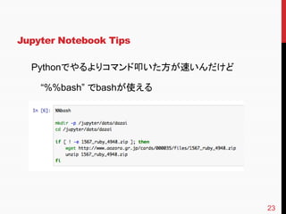 Jupyter Notebookとchainerで楽々deep Learning Jupyter Notebookとchainerで楽々deep Learning