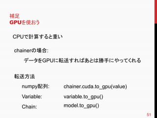Jupyter Notebookとchainerで楽々deep Learning Jupyter Notebookとchainerで楽々deep Learning