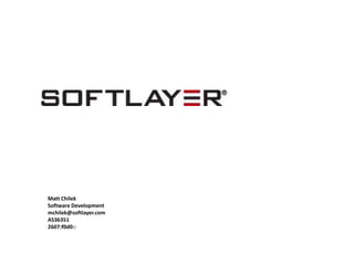 Questions?20SoftLayer Technologies, Inc10/12/2010