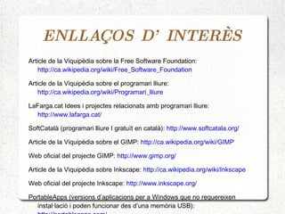 EL SIGNIFICAT DE “FREE” F REE L IBRE O PEN S OURCE S OFTWARE 