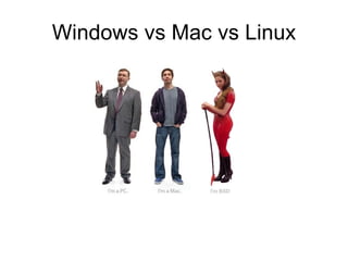 Windows vs Mac vs Linux 