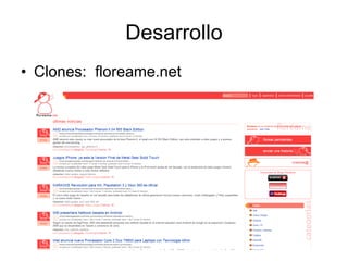Desarrollo Clones:  floreame.net 