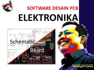 SOFTWARE DESAIN PCB
ELEKTRONIKA
Drs.Dedi Supardi,MM
SMK Negeri 4 Jakarta
 