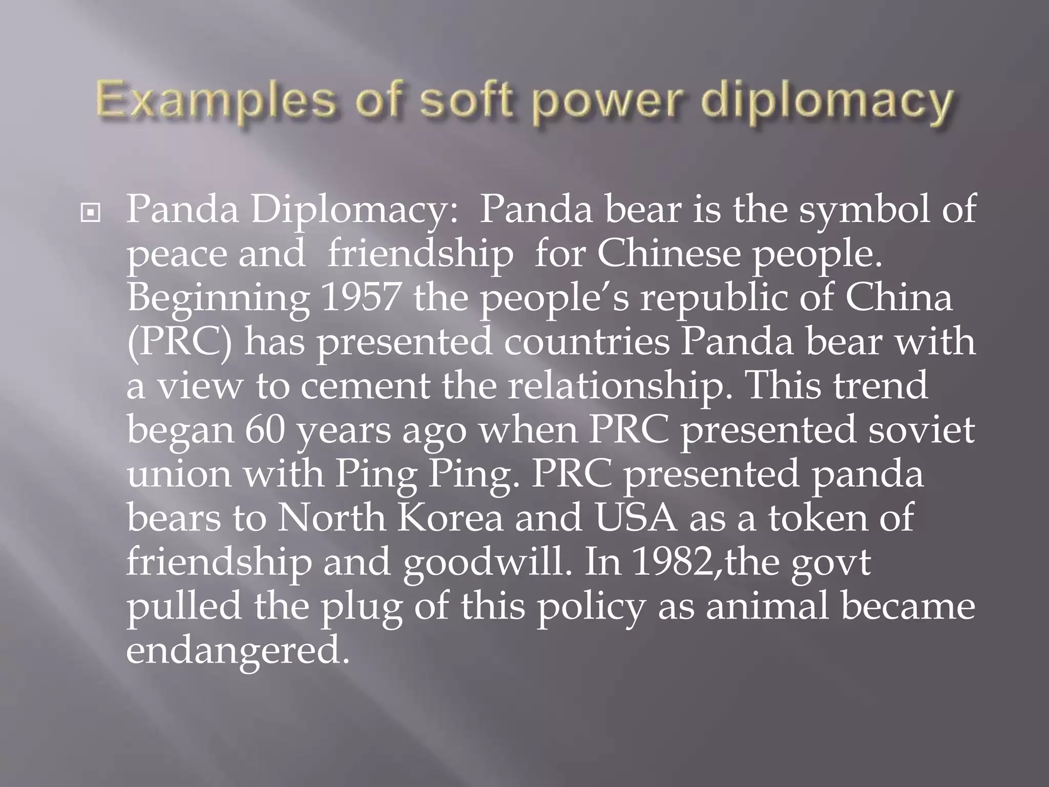 Soft Power Diplomacy Pptx