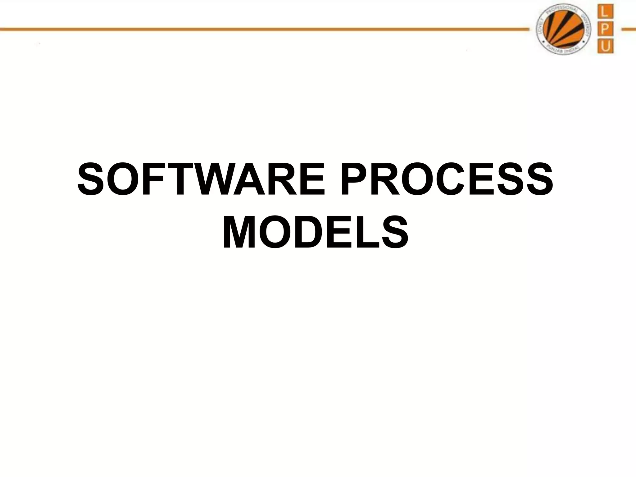 Software Process Models | PDF