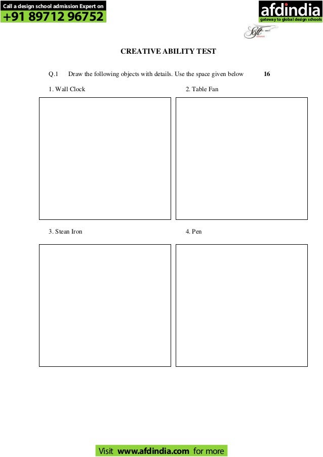 Soft pune creative ability test 3
