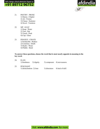 Soft pune general ability test 1 | PDF
