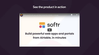 Softr Pitch Deck