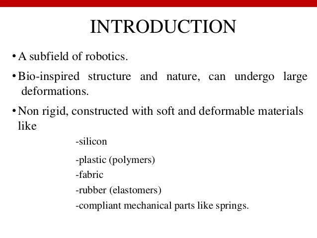soft robotics ppt