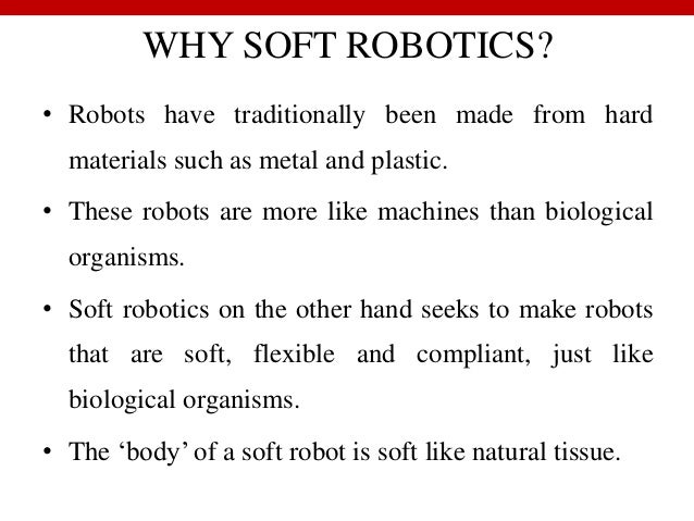 soft robotics ppt