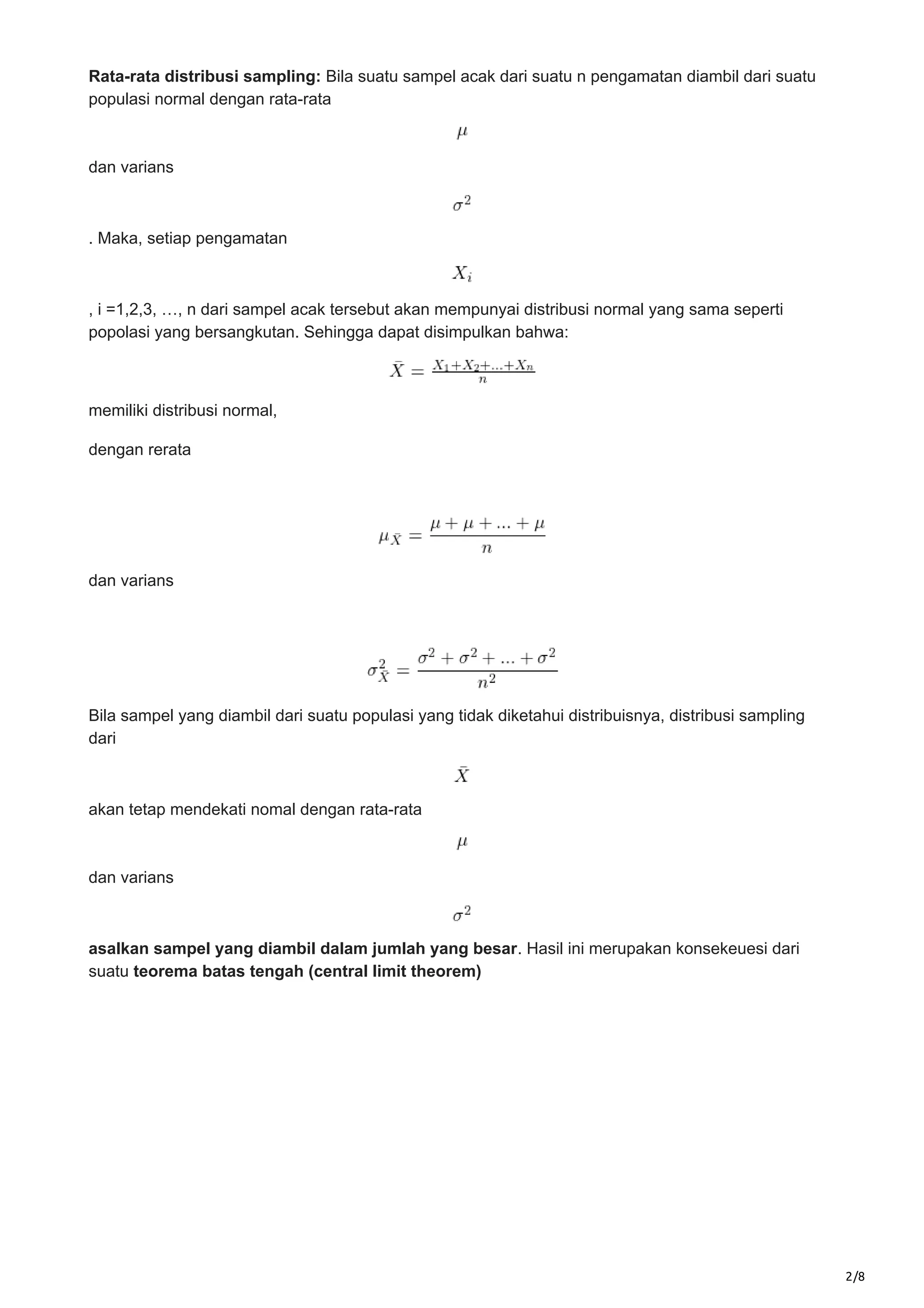 cara hitung manual uji normalitas dengan uji kolmogorov-smirnov | PDF