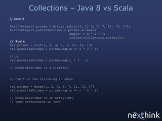 Softshake 2013: 10 reasons why java developers are jealous of Scala ...