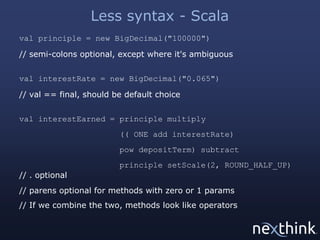 Softshake 2013: 10 reasons why java developers are jealous of Scala ...