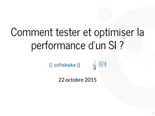 Comment	tester	et	optimiser	la
performance	d'un	SI	?
	
22	octobre	2015
 