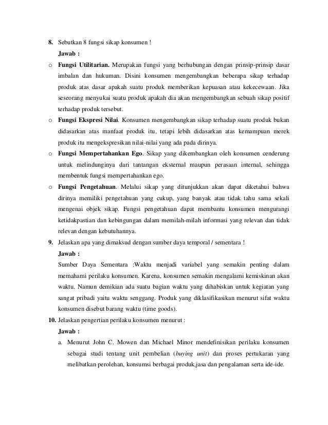 Soal essay perilaku konsumen picture
