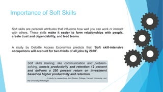 Soft Skills - Importance in daily life and at work place | PDF