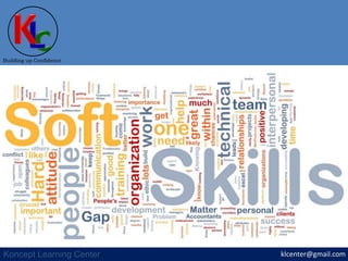 klcenter@gmail.com
Building up Confidence
Koncept Learning Center
Soft Skills
 