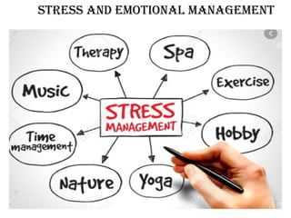 STRESS AND EMOTIONAL MANAGEMENT
 
